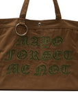 MAYO FORGET ME NOT EMBROIDERY TOTE BAG