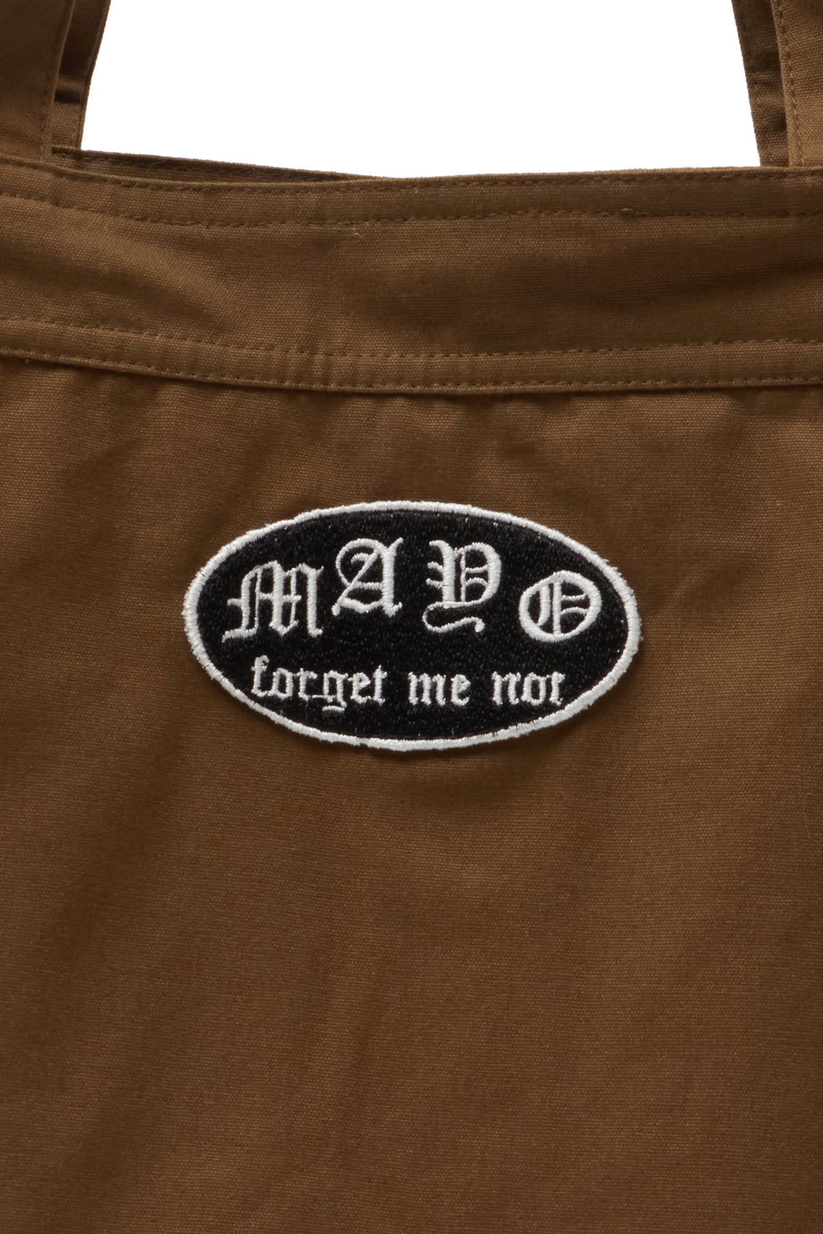 MAYO FORGET ME NOT EMBROIDERY TOTE BAG