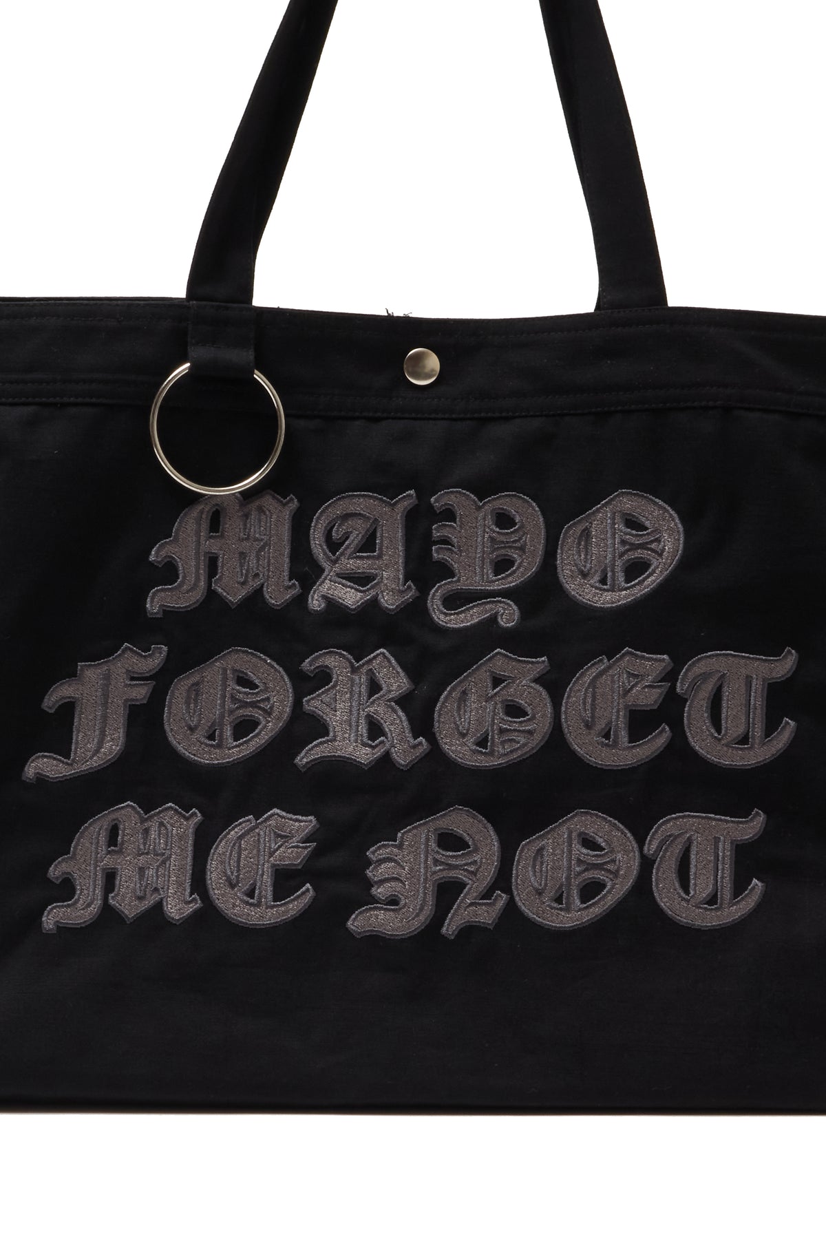 MAYO FORGET ME NOT EMBROIDERY TOTE BAG