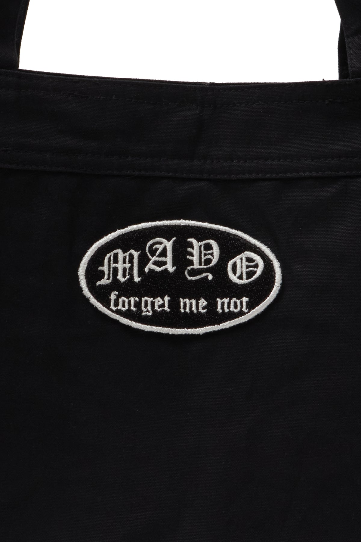 MAYO FORGET ME NOT EMBROIDERY TOTE BAG