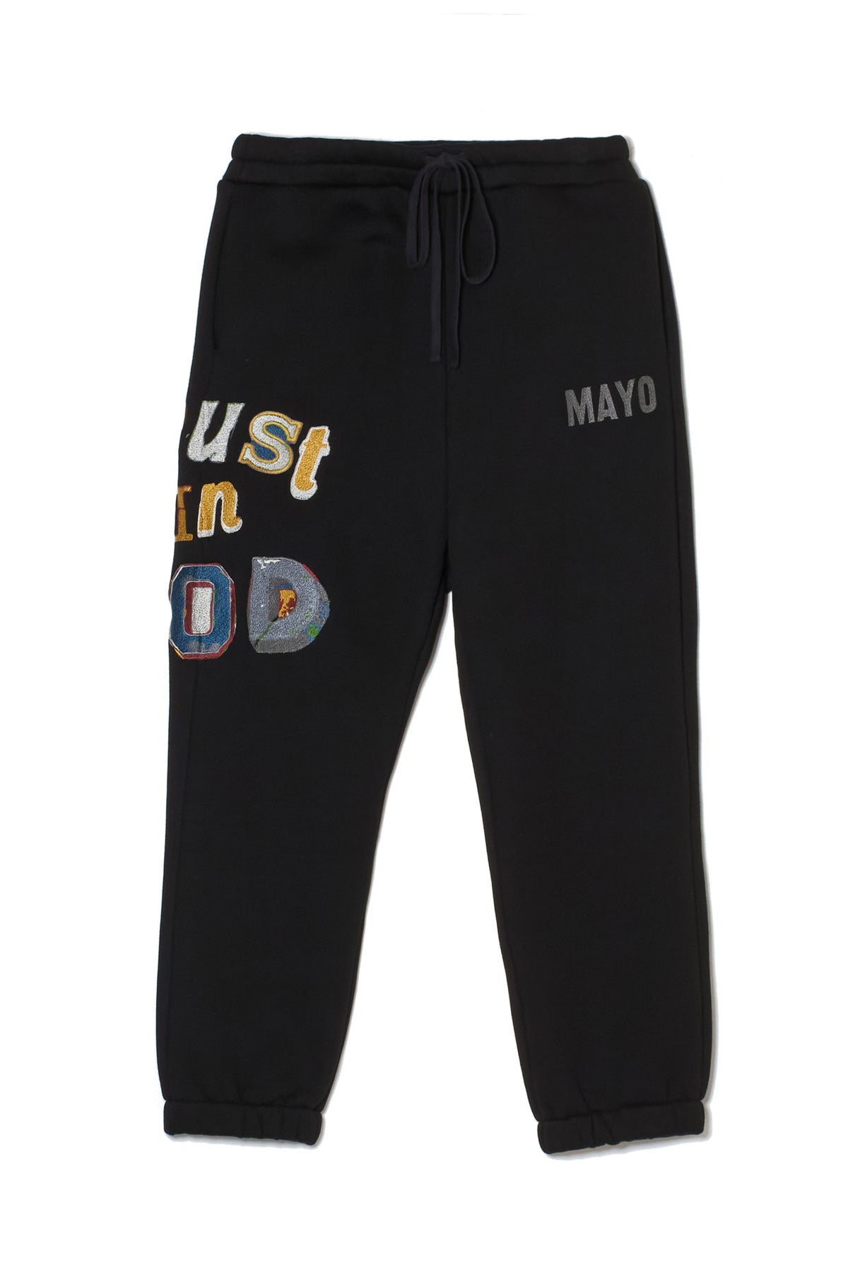 TRUST IN GOD EMBROIDERY SWEAT PANTS