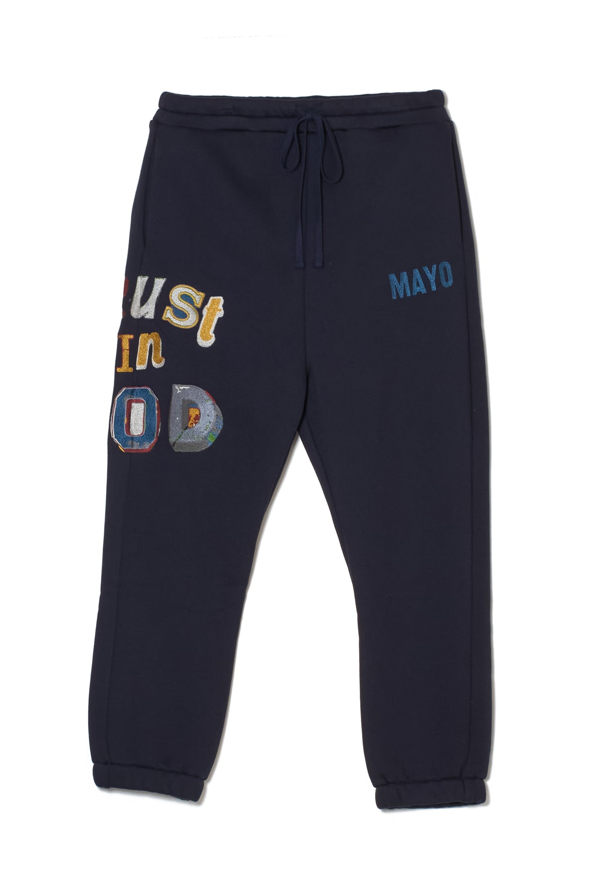 TRUST IN GOD EMBROIDERY SWEAT PANTS