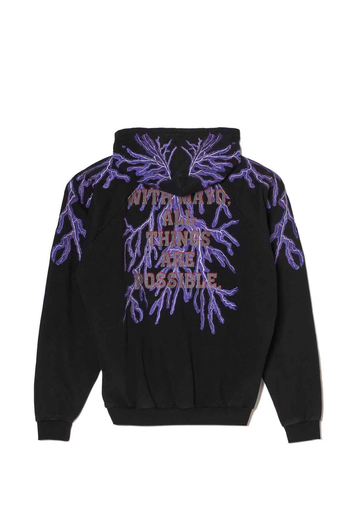 GREAT MAYO THUNDER EMBROIDERY ZIP UP HOODIE