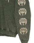 MAYO BANDANA SKULL EMBROIDERY CREW NECK SWEAT