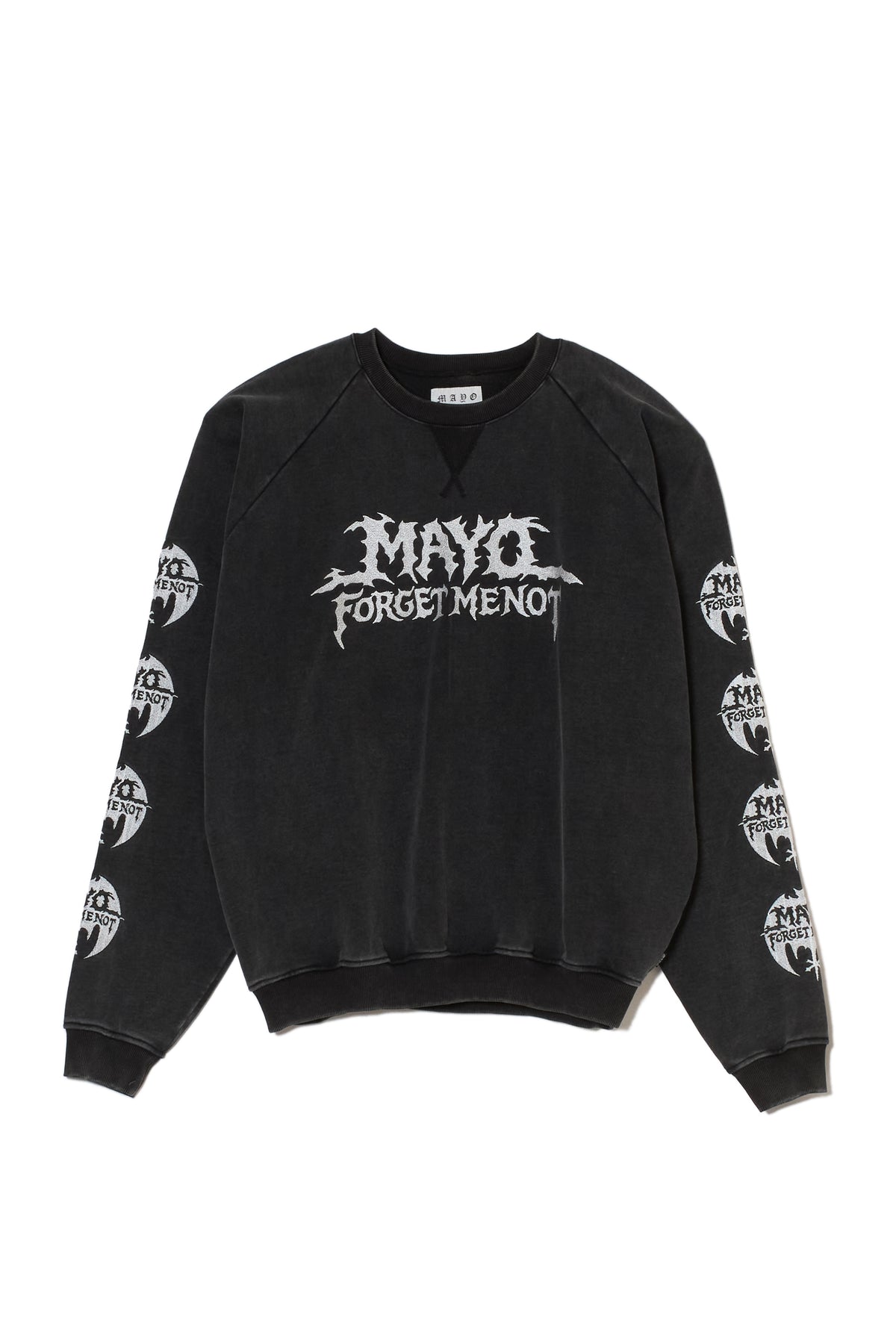 MAYO BANDANA SKULL EMBROIDERY CREW NECK SWEAT