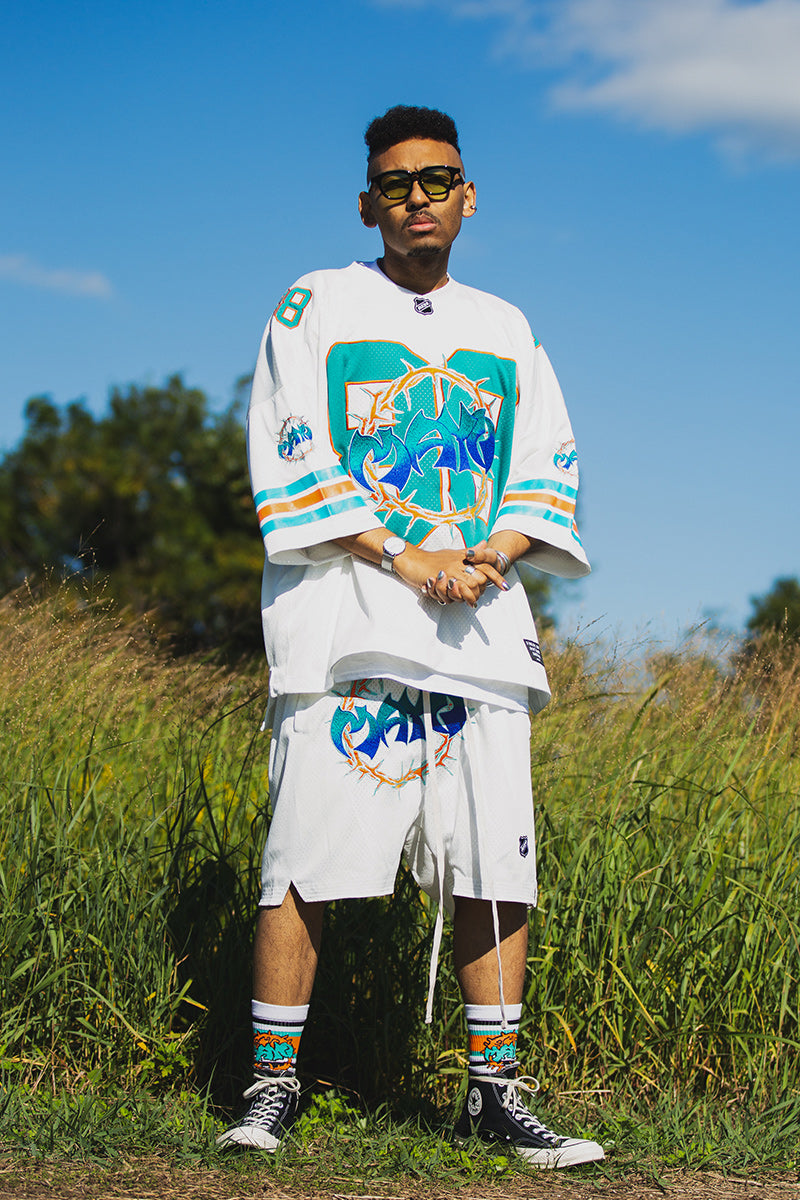 MAYO THORNS EMBROIDERY GAME SHORT SLEEVE SHIRT