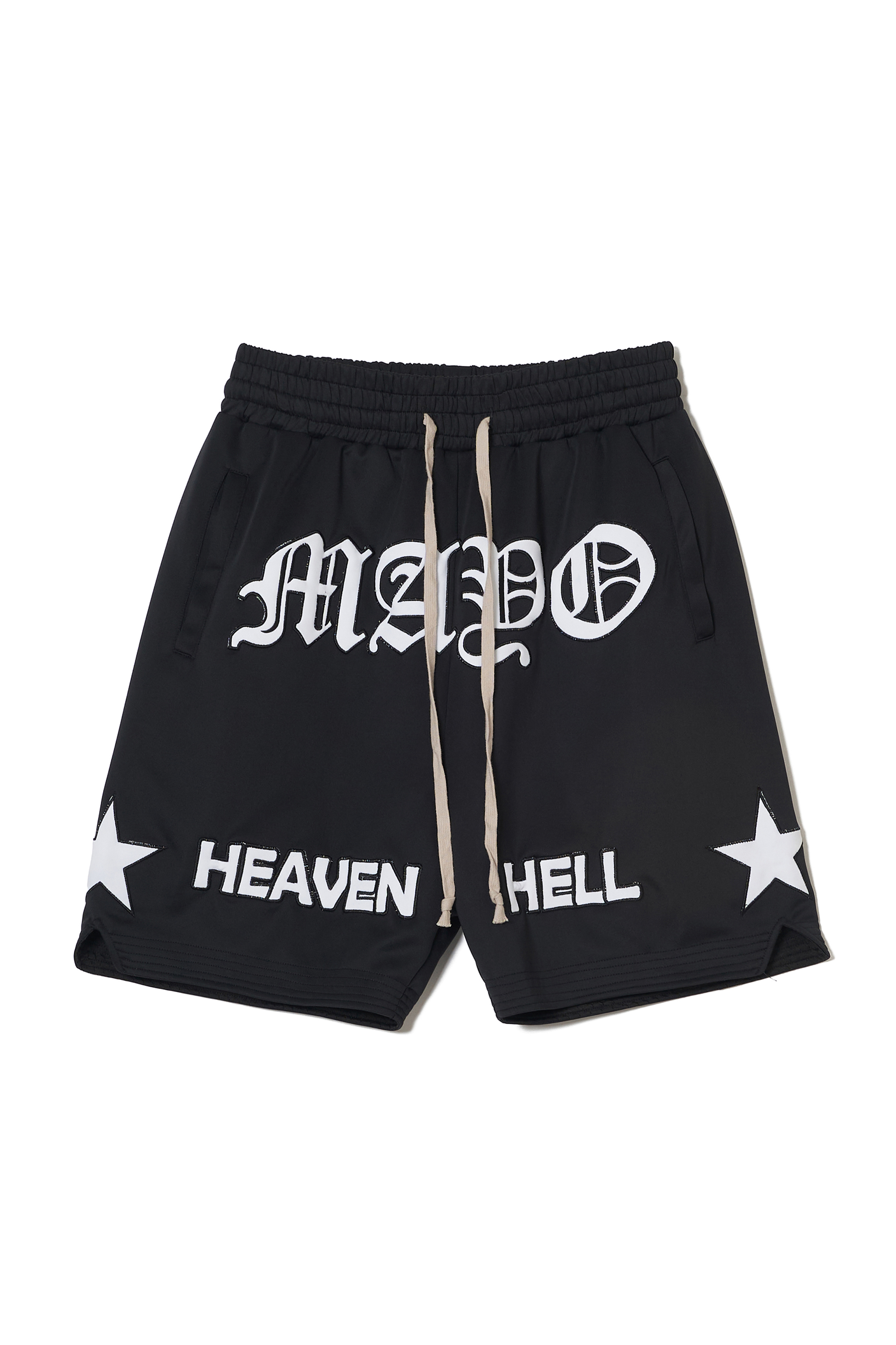 MAYO Embroidery Game Shorts - BLACK