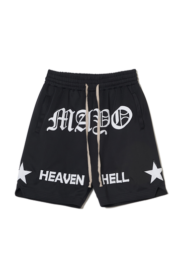 [Sales start in mid-March] MAYO Embroidery Game Shorts - BLACK