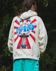 Sunshine Embroidery Hoodie - OFF WHITE