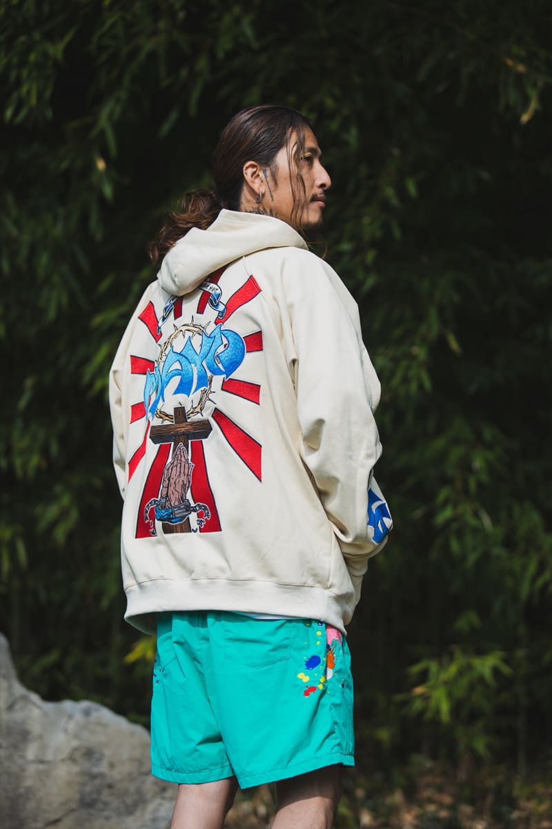 Sunshine Embroidery Hoodie - OFF WHITE