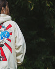 Sunshine Embroidery Hoodie - OFF WHITE