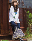 MAYO FORGET ME NOT EMBROIDERY TOTE BAG