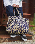 MAYO FORGET ME NOT EMBROIDERY TOTE BAG