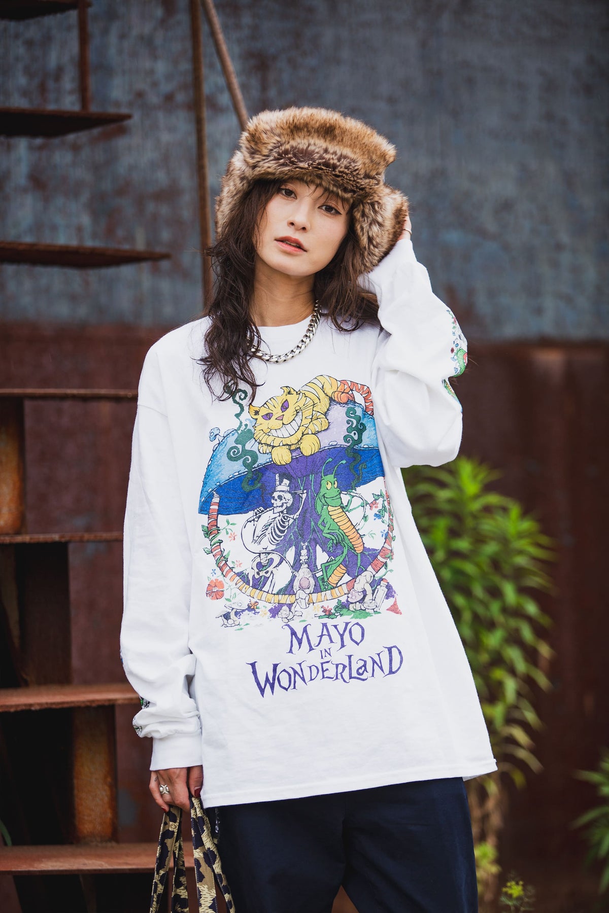 MAYO LOGO EMBROIDERY FADE NYLON BOA CAP