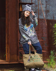 MAYO IN WONDERLAND PRINT LONG SLEEVE TEE