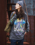 MAYO IN WONDERLAND PRINT LONG SLEEVE TEE