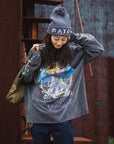 MAYO IN WONDERLAND PRINT LONG SLEEVE TEE