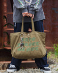 MAYO FORGET ME NOT EMBROIDERY TOTE BAG