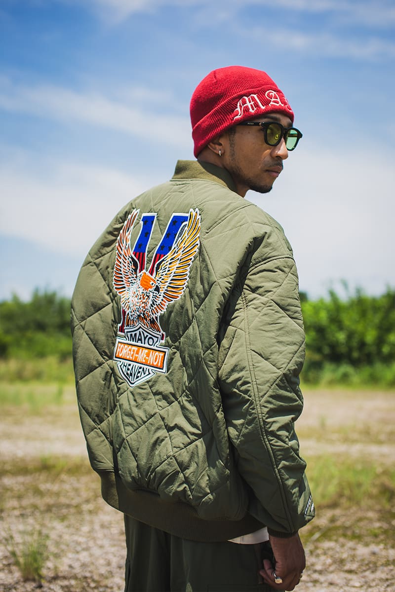 EAGLE  EMBROIDERY NYLON JKT