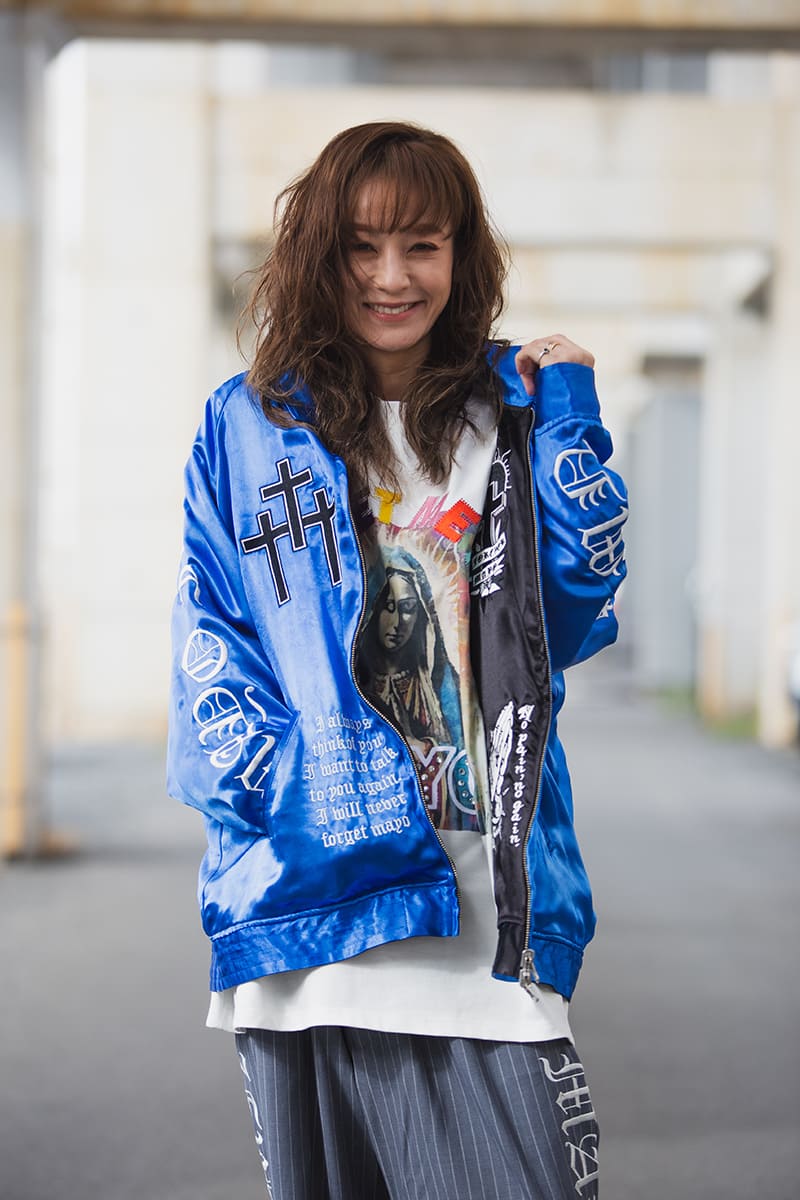 MAYO EMBROIDERY WITH COLLAR REVERSIBLE SOUVENIR JKT