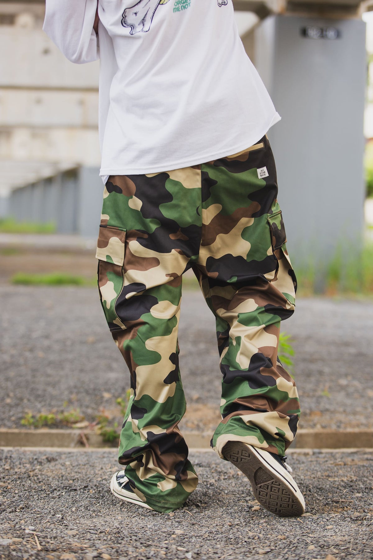 MAYO MILITARY NYLON CARGO PANTS