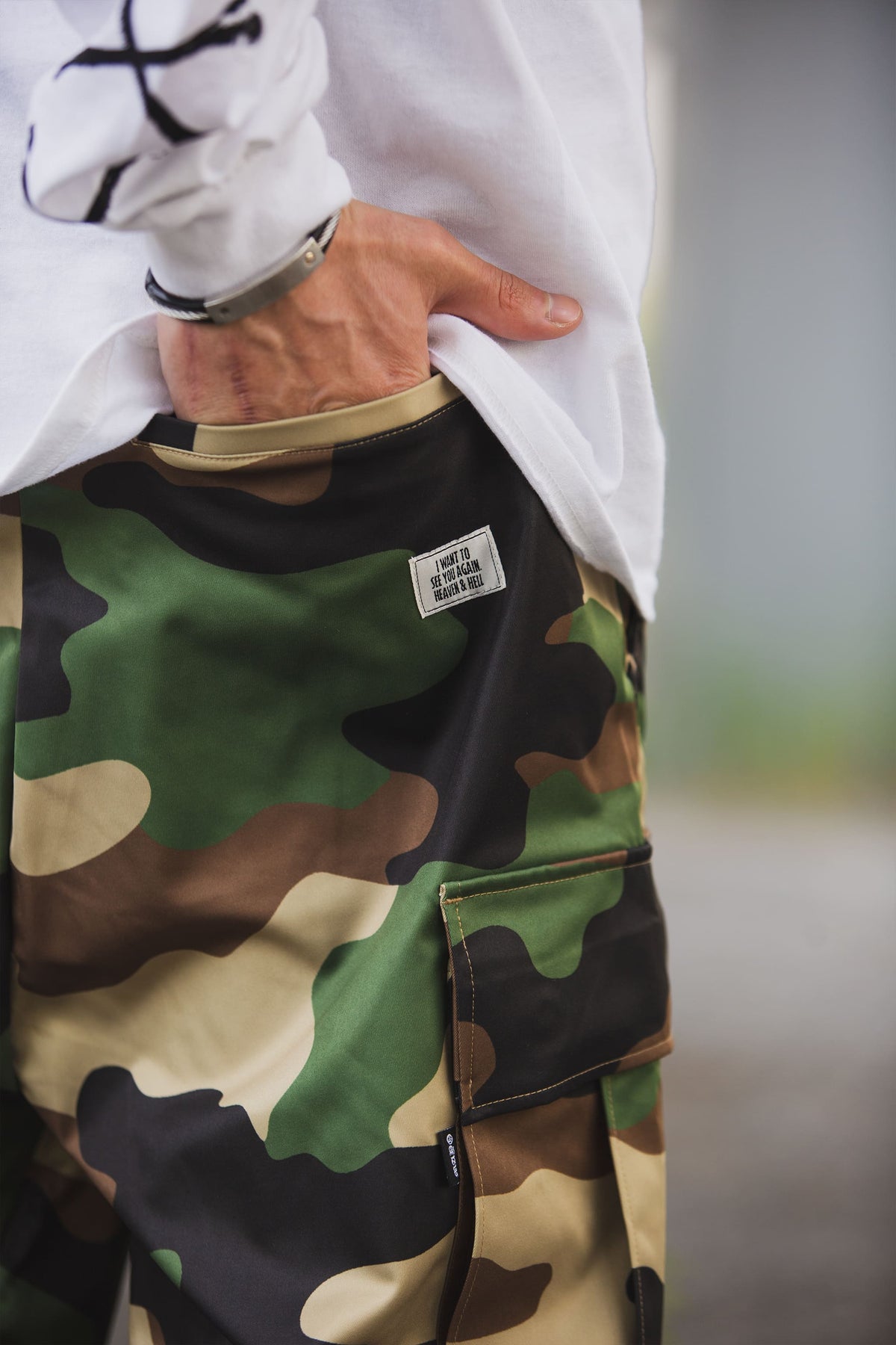 MAYO MILITARY NYLON CARGO PANTS