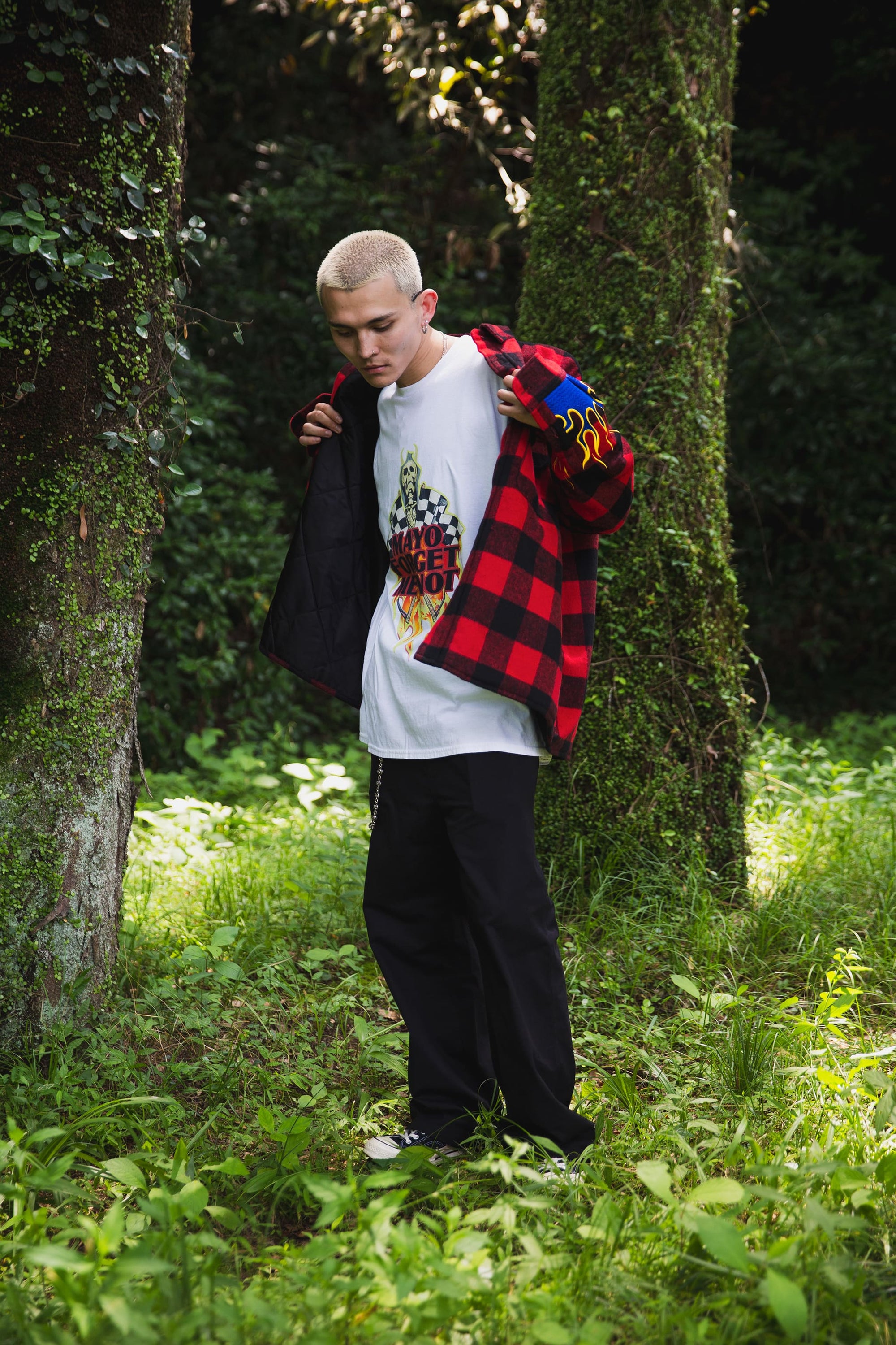 MAYO EMBROIDERY CHINO PANTS