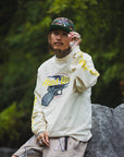 Hard Glock MAYO Embroidery Long Sleeve Tee - WHITE