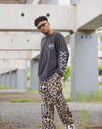 CROSS BORN SNAKE PRINT LONG SLEEVE TEE