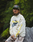 Hard Glock MAYO Embroidery Long Sleeve Tee - WHITE