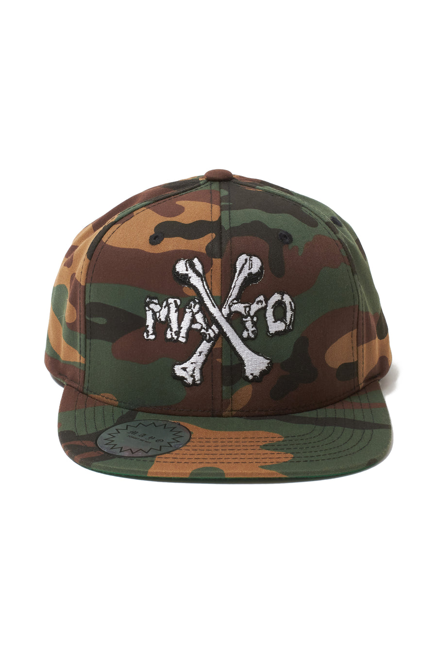 【WEB LIMITED】MAYO CROSS BONE Embroidery CAP - CAMO