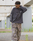 CROSS BORN SNAKE PRINT LONG SLEEVE TEE