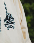 F●CKIN F●CK EMBROIDERY HOODIE - OFF WHITE