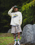 Hard Glock MAYO Embroidery Long Sleeve Tee - WHITE