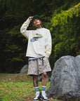 Hard Glock MAYO Embroidery Long Sleeve Tee - WHITE