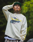 Hard Glock MAYO Embroidery Long Sleeve Tee - WHITE