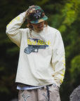 Hard Glock MAYO Embroidery Long Sleeve Tee - WHITE