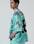 MAYO MESSAGE EMBROIDERY GAME SHORT SLEEVE SHIRT