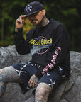 Hard Glock MAYO Embroidery Long Sleeve Tee - BLACK