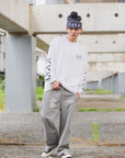 CROSS BORN SNAKE PRINT LONG SLEEVE TEE