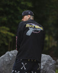 Hard Glock MAYO Embroidery Long Sleeve Tee - BLACK