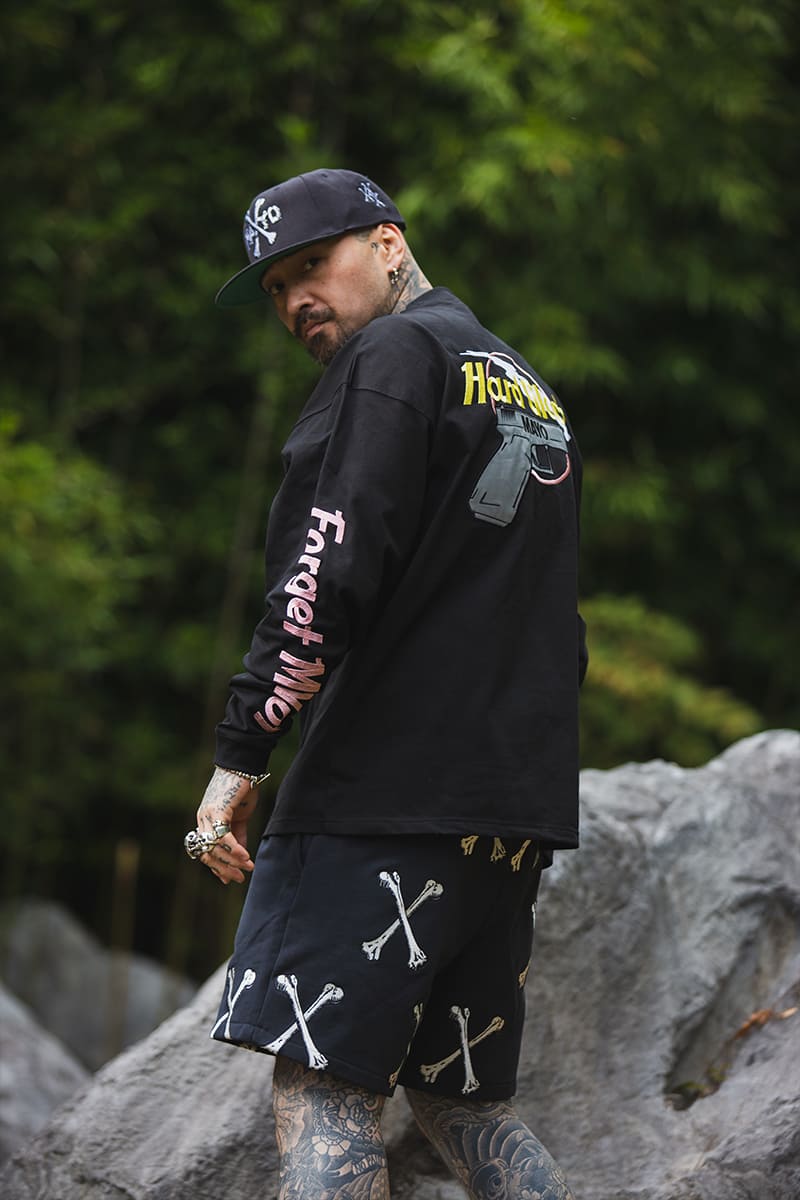 Hard Glock MAYO Embroidery Long Sleeve Tee - BLACK