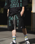 MAYO MESSAGE EMBROIDERY GAME SHORTS