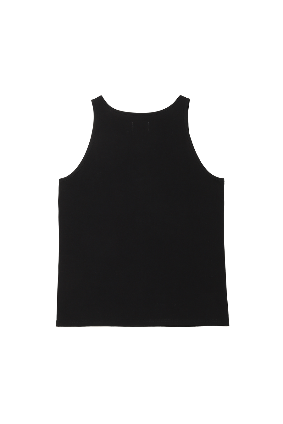 MAYO LAYERED Plain TANK TOP - BLACK