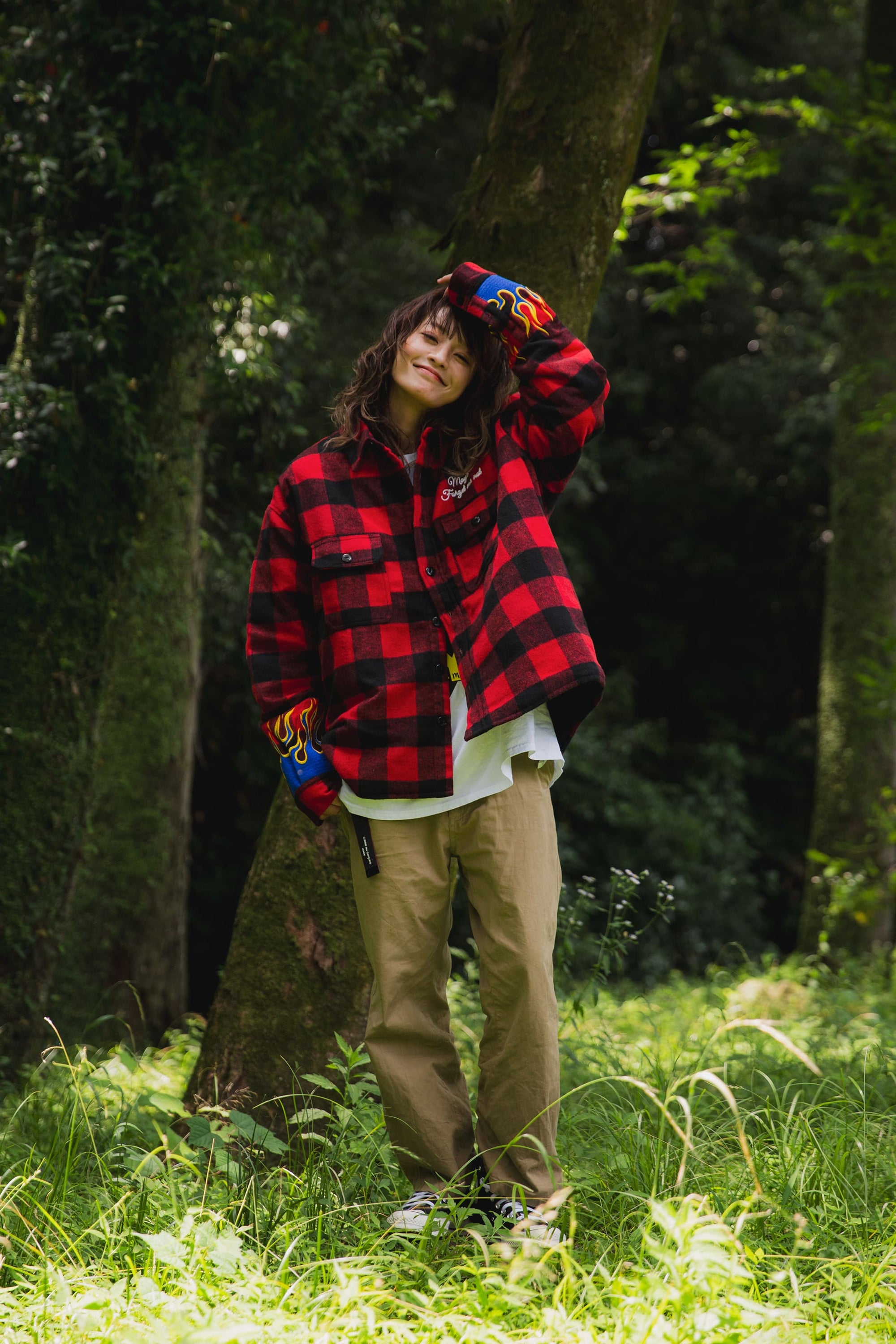 MAYO EMBROIDERY CHINO PANTS