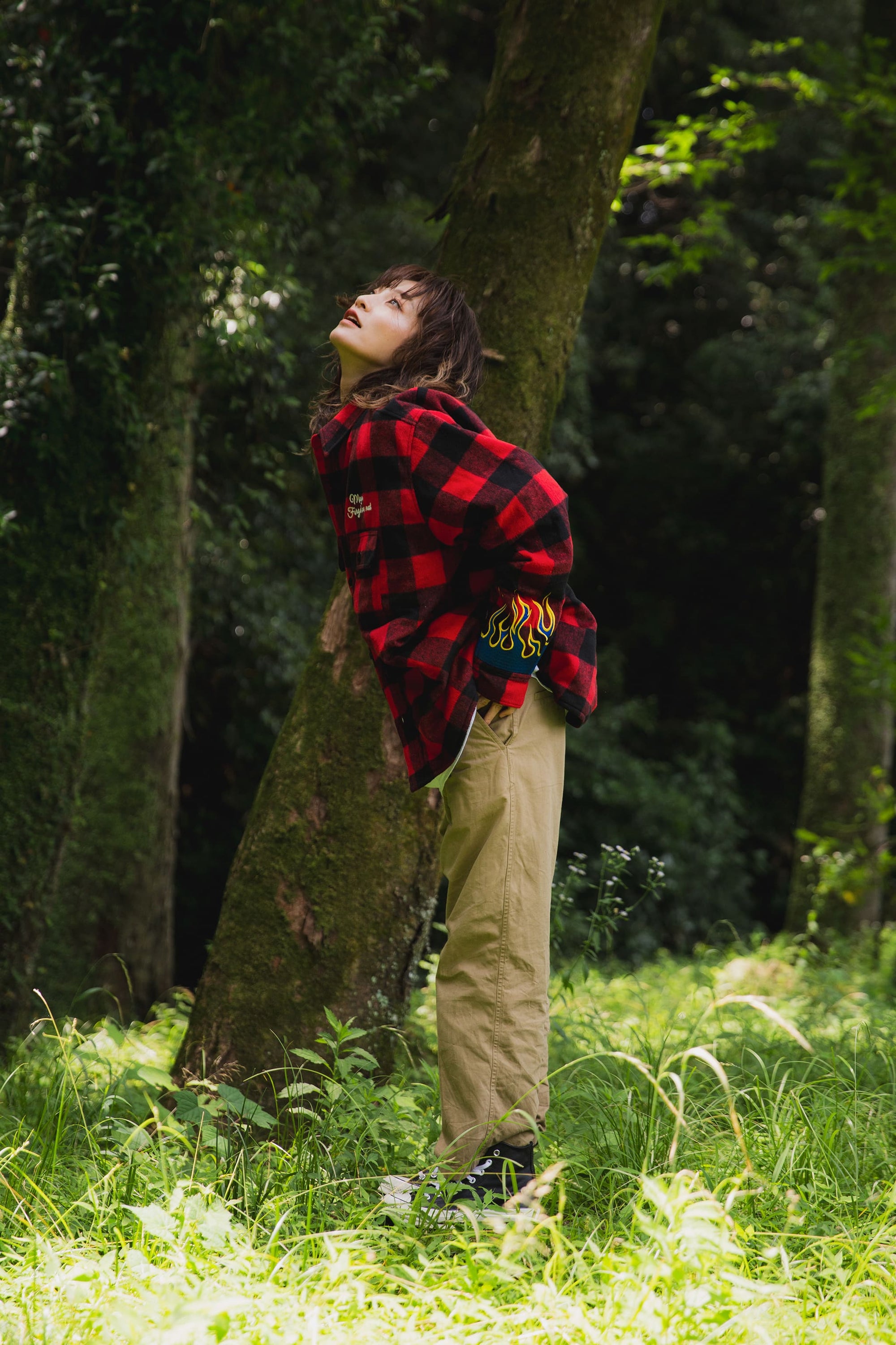 MAYO EMBROIDERY CHINO PANTS