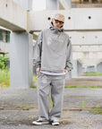 FIRE IRON CROSS EMBROIDERY NYLON PANTS