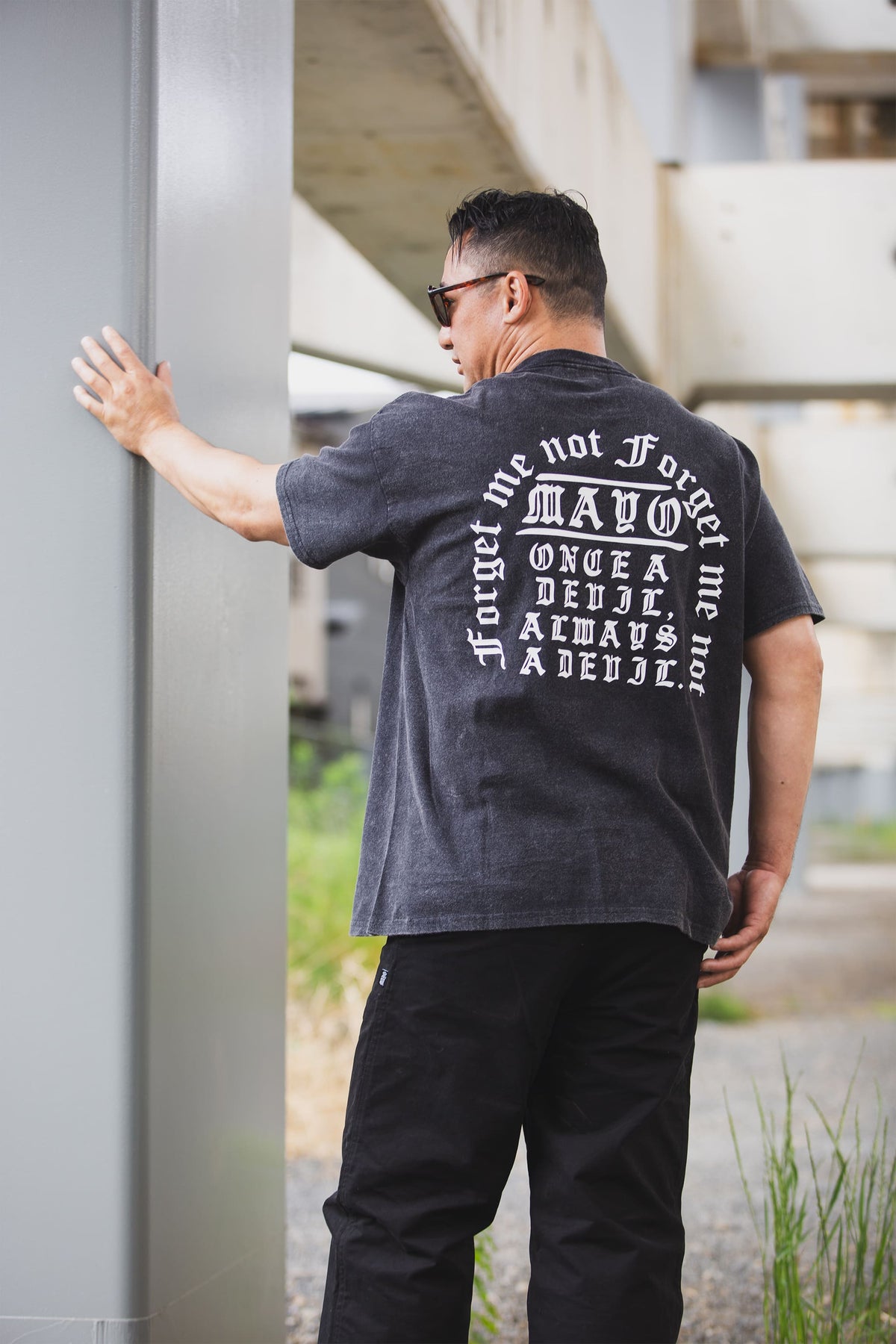 LOGO MESSAGE PRINT SHORT SLEEVE TEE