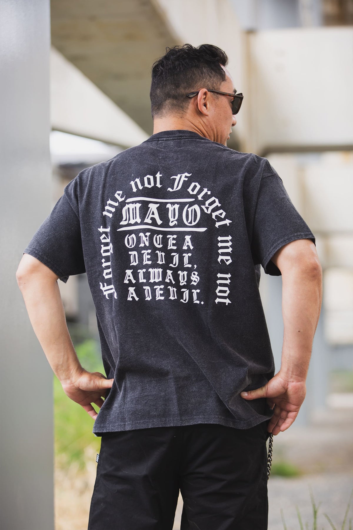 LOGO MESSAGE PRINT SHORT SLEEVE TEE