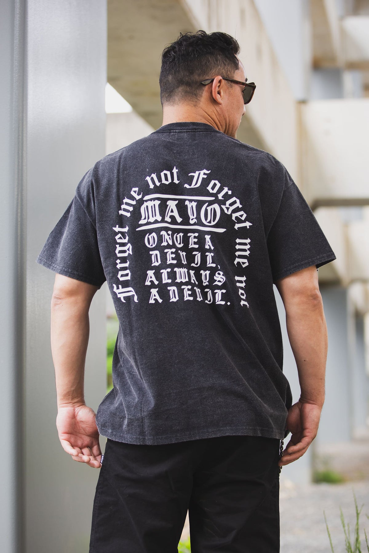 LOGO MESSAGE PRINT SHORT SLEEVE TEE